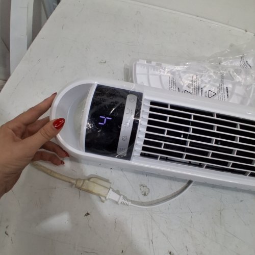 DREO OSCILLATING SMART TOWER FAN - 4 SPEEDS - 3 MODE - 28DB - 45W - WHITE (MODEL: DR-HTF017S) image 2