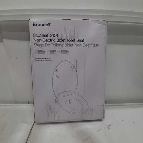 BRONDELL SWASH ECOSEAT NON-ELECTRIC SLOW-CLOSE BIDET TOILET SEAT - FITS ELONGATED TOILETS 18"-19.5"/5.5"-8" BOLT SPREAD - WHITE (MODEL: CANS101-EW) image 4