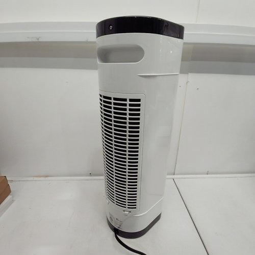 SENVILLE SWING CERAMIC TOWER HEATER WITH FAN - WHITE AND BLACK image 4