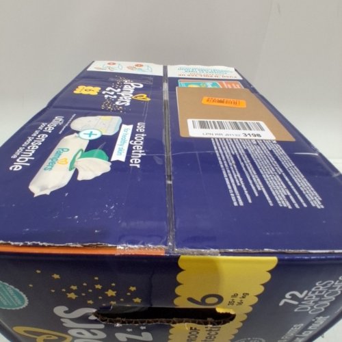 72PK PAMPERS OVERNIGHTS SWADDLERS DISPOSABLE BABY DIAPERS - SIZE 6 image 3
