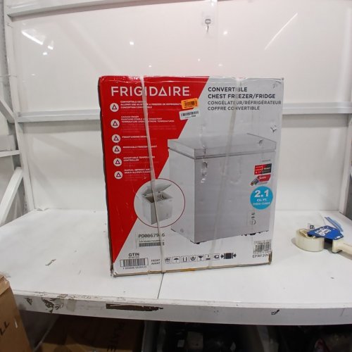 FRIGIDAIRE 2.1 CU.FT CHEST FREEZER/REFRIGERATOR - WHITE (MODEL: EFRF200) image 2