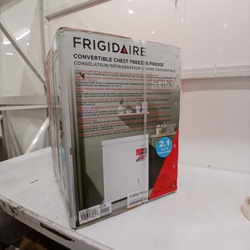 FRIGIDAIRE 2.1 CU.FT CHEST FREEZER/REFRIGERATOR - WHITE (MODEL: EFRF200) image 4