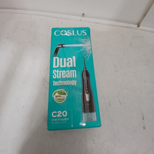 COSLUS ORAL WATER IRRIGATOR WITH FIVE TIPS - 300ML TANK - BLACK (MODEL: C20) image 4
