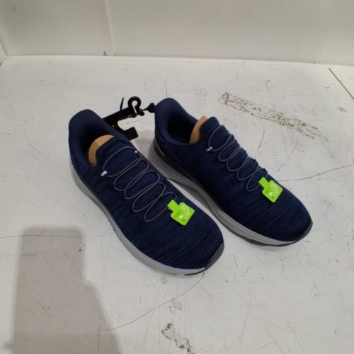 MEN'S ATHLETIC WORKS EASY-ON WALKING SHOES - SIZE 7W - NAVY / WHITE (STYLE : 50898864) image 2