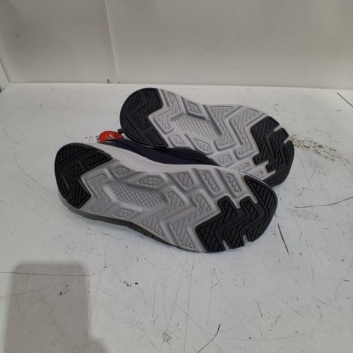 MEN'S ATHLETIC WORKS EASY-ON WALKING SHOES - SIZE 7W - NAVY / WHITE (STYLE : 50898864) image 3
