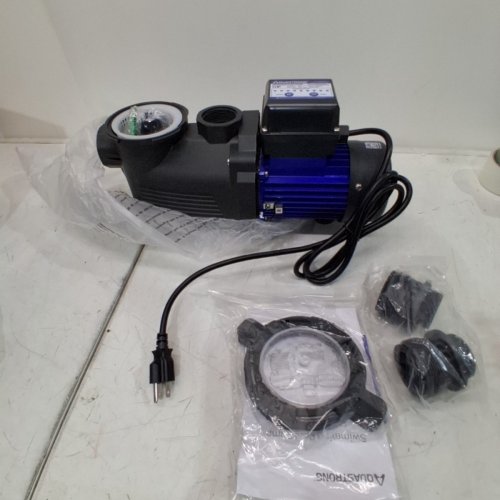 AQUASTRONG IN/ABOVE GROUND SWIMMING POOL PUMP- 1HP- SLATE BLUE (MODEL:PSP070T-LV) image 4