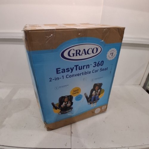 GRACO EASYTURN 360 2-IN-1 CONVERTIBLE CAR SEAT - CYRAN BLACK/GREY (MODEL: 2227897) image 9