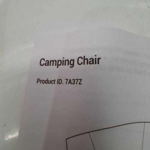 GARVEE OVERSIZED DIRECTORS PORTABLE CAMPING CHAIR - 400LBS MAX - ORANGE (MODEL: 7A37Z) image 2