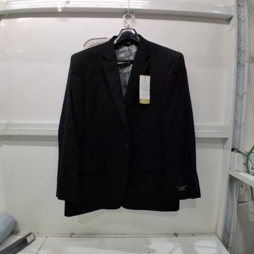 MENS J.M HAGGAR PREMIUM CLASSIC FIT SUIT JACKET - 46R - BLACK (STYLE:HZ00182) image 2