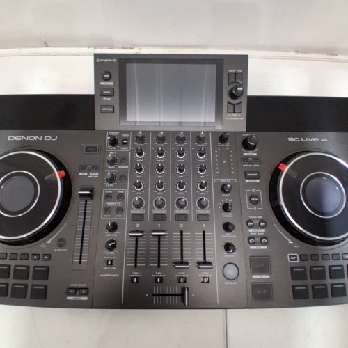 DENON DJ SC LIVE 4 STANDALONE DJ CONTROLLER WITH STEM SEPARATION ON 4-DECKS - BLACK image 10