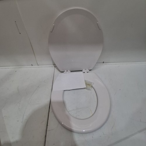 CENTOCO ROUND CENTOCORE MOLDED HEAVY DUTY TOILET SEAT - 17" - WHITE (MODEL: DS700-001) image 2