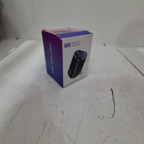 AOWOKA LED BLUETOOTH SPEAKER - IPX7 WATERPROOF - BLACK (MODEL: M6) image 5