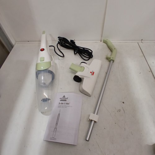 BISSELL 3-IN-1 CORDED VACUUM CLEANER - OFF-WHITE / GREEN (MODEL: 3346C) image 4