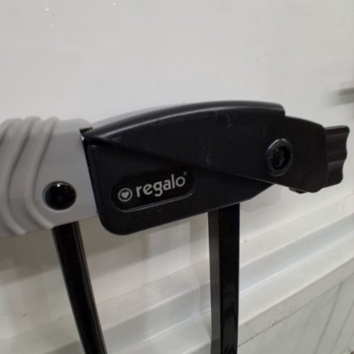 REGALO EASY STEP EXTRA WIDE SAFETY GATE - 29 - 49" X 30" - BLACK (MODEL: 1164 EB DS) image 4