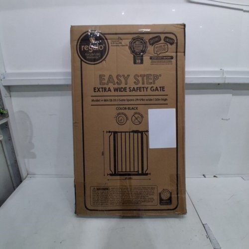 REGALO EASY STEP EXTRA WIDE SAFETY GATE - 29 - 49" X 30" - BLACK (MODEL: 1164 EB DS) image 5
