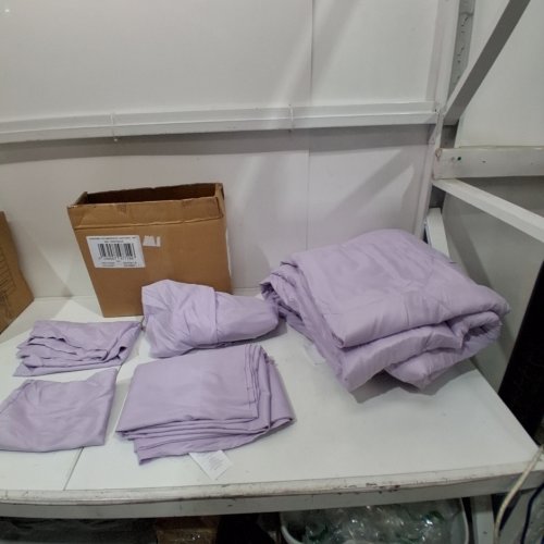5PC SLEEPDOWN COMFORTER SET - TWIN - LIGHT PURPLE image 2