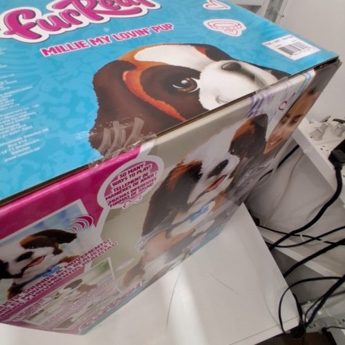 FURREAL MILLIE MY LOVIN PUP ST. BERNARD ELECTRONIC TOY - 22.5" - BROWN/WHITE (MODEL: 1851534) image 3