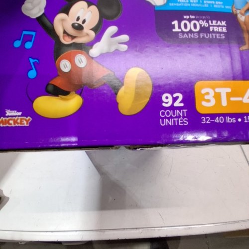 92PK BOYS HUGGIES PULL-UPS LEARNING DESIGNS TRAINING PANTS - 3T-4T - DISNEY MICKEY MOUSE image 3