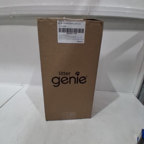 LITTER GENIE STYLE CAT LITTER ODOR CONTROL DISPOSAL SYSTEM PAIL WITH SCOOP AND HOLDER - 18" - WHITE (MODEL: ‎I000658) image 5