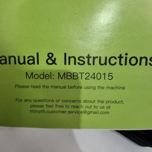 MIMYTH CORDLESS PRESSURE WASHER KIT - 1480 PSI - BLACK / GREEN (MODEL: MBBT24015) image 2