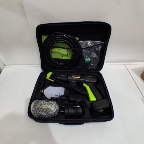 MIMYTH CORDLESS PRESSURE WASHER KIT - 1480 PSI - BLACK / GREEN (MODEL: MBBT24015) image 3
