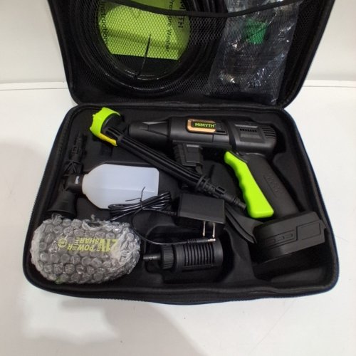 MIMYTH CORDLESS PRESSURE WASHER KIT - 1480 PSI - BLACK / GREEN (MODEL: MBBT24015) image 5