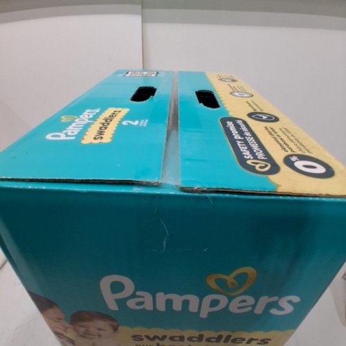 144PK PAMPERS SWADDLERS DISPOSABLE BABY DIAPERS - SIZE 2 (10-22LBS) image 3