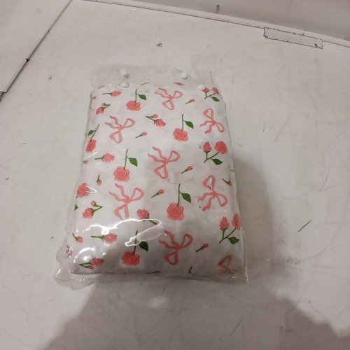 4PC BEDSHEET SET - FULL - FLORAL PINK/WHITE image 3