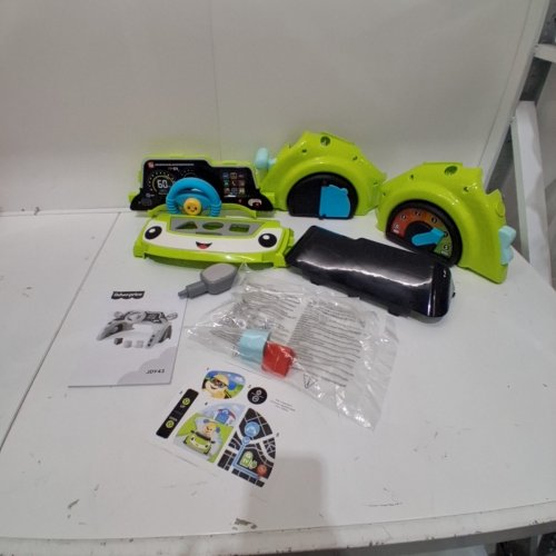 FISHER-PRICE LAUGH AND LEARN SIT AND STEER DRIVER CAR ACTIVITY CENTER - 3M-36M - MULTICOLORED (MODEL: JDY43) image 2