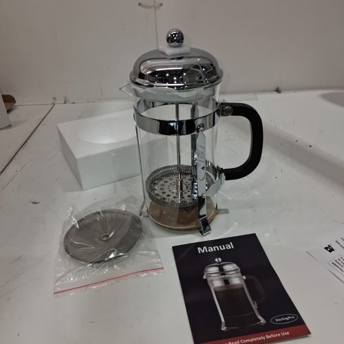 STERLING PRO UNIQUE DOUBLE SCREEN FRENCH PRESS - 4OZ image 2