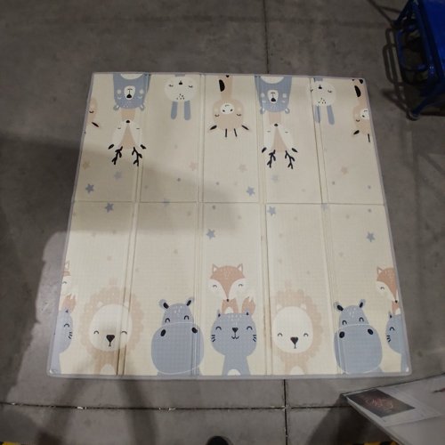 MLOONG WATERPROOF REVERSIBLE PLAYMAT - 71" X 59" - ANIMALS/NATURE image 2