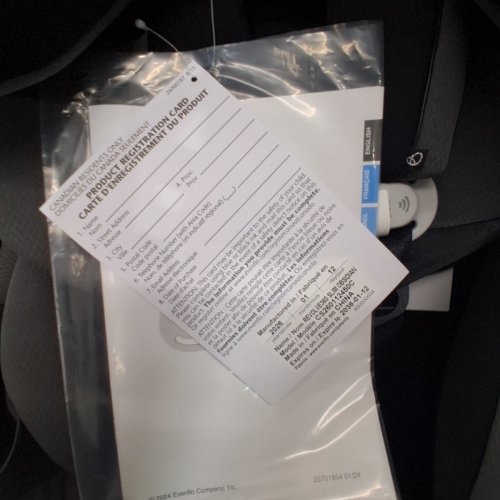 EVENFLO REVOLVE360 SLIM 2-IN-1 ROTATIONAL CAR SEAT WITH SENSORSAFE - OBSIDIAN/BLACK (MODEL: CS260112450C) image 5