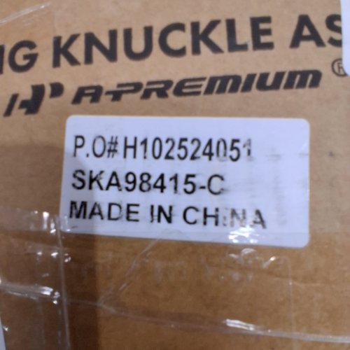 A-PREMIUM LEFT DRIVER SIDE FRONT STEERING KNUCKLE ASSEMBLY WITH HUB - FITS SELECT MODELS (MODEL: SKA98415-C) image 2