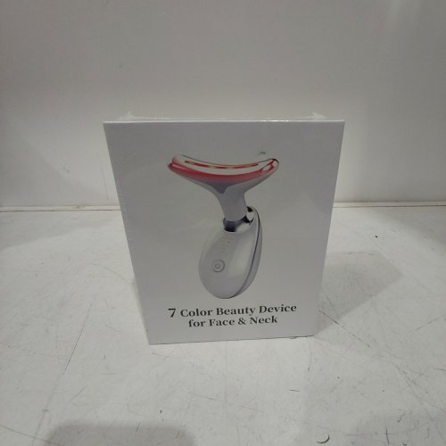 BEAUTY DEVICE FOR FACE AND NECK WITH 7 COLORS - WHITE image 2
