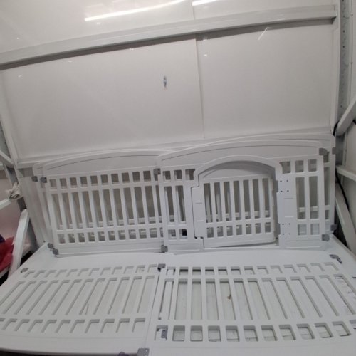 GUPAMIGA 6-PANEL PET PLAYPEN FOR SMALL PETS - 24" X 31.5" (EACH) - WHITE (MODEL: PPW-WHITE-6) image 2