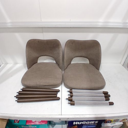 MALOL UPHOLSTERED DINING CHAIRS - 30.3" X 18.1" - BEIGE TAUPE - (MODEL: DCW65) image 2