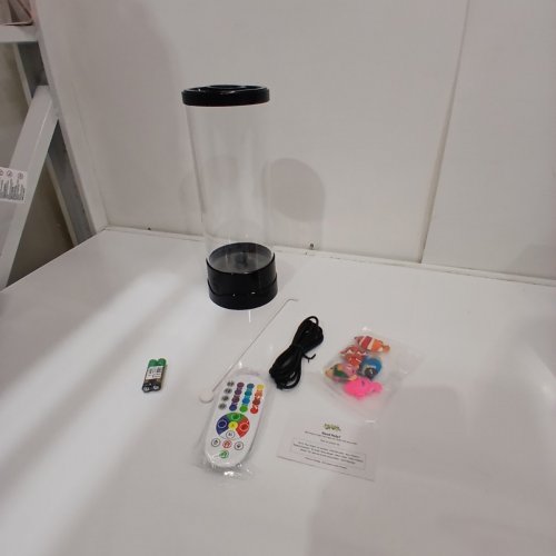 LED SENSORY FISH MOOD LAMP - 5 V - CLEAR / BLACK (MODEL: MD-S01) image 2