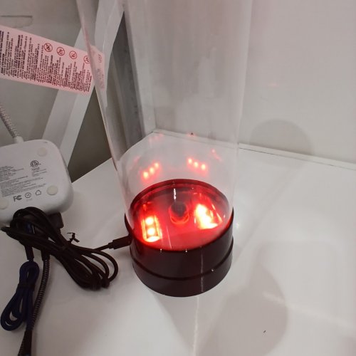 LED SENSORY FISH MOOD LAMP - 5 V - CLEAR / BLACK (MODEL: MD-S01) image 3