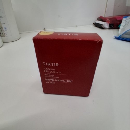 TIRTIR MINI AURA GLOW RED CUSHION FACIAL FOUNDATION - 18G (#23N SAND) image 4