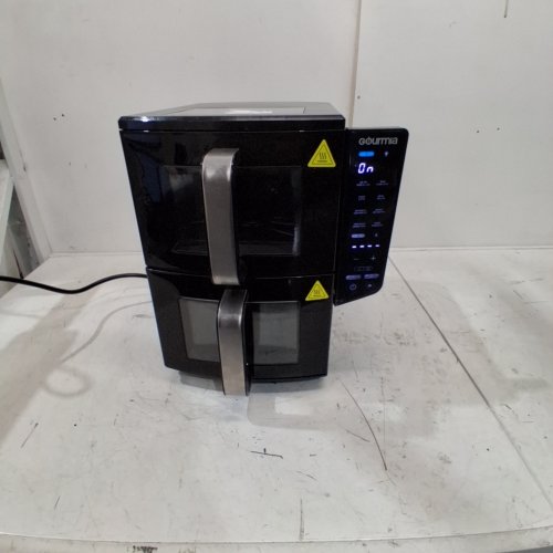 GOURMIA 4 DISH DUAL BASKET AIR FRYER WITH SYNCH FINISH AND SYNC COOK - 11 QT - BLACK (MODEL: GAF1180) image 2
