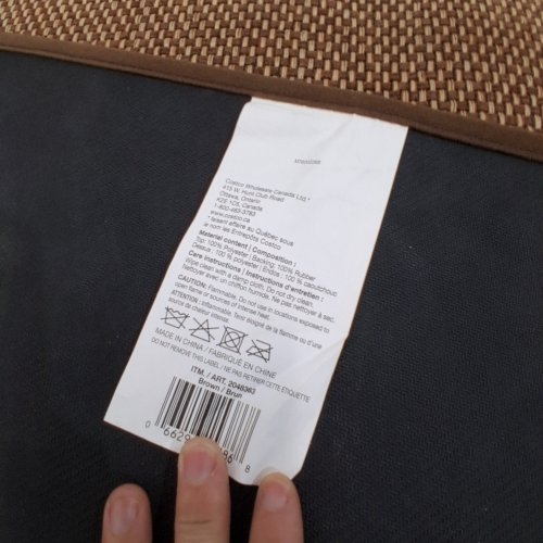 RUG RUNNER - 30" X 7FT -BLACK (ITEM: 2048363) image 4