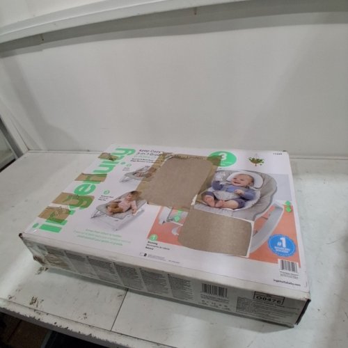 INGENUITY KEEP COZY 3-IN-1 GROW WITH ME VIBRATING BABY BOUNCER SEAT & ROCKER - 6-40LBS - LINDEN (MODEL: 17499) image 4