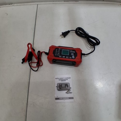 COREBOX 12V CAR BATTERY CHARGER & MAINTAINER - RED/BLACK (MODEL: H-6CS) image 5