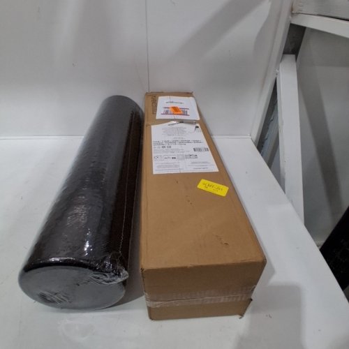 AMAZON BASICS HIGH-DENSITY ROUND FOAM ROLLER FOR YOGA & EXERCISE - 24" - BLACK (MODEL: EPPBK-24-1) image 3