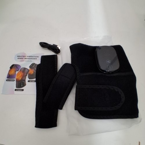 3-IN-1 HEATED VIBRATION KNEE MASSAGER - BLACK (MODEL: HLX102243) image 3