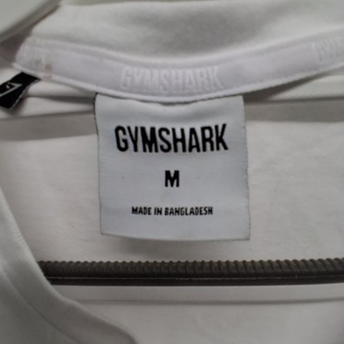 MEN'S GYMSHARK CRITICAL 2.0 DROP SLEEVELESS ARM TANK - MEDIUM - WHITE image 4