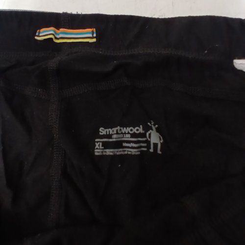 MEN'S SMARTWOOL BASE LAYER LONG UNDERWEAR BOTTOMS - EXTRA LARGE - BLACK image 4