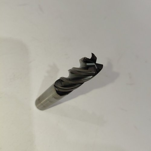 WIDIA HANITA VARIMILL CORNER RADIUS END MILL - 1/2" X 1/2" X 1 1/4" X 3" R.03 (MODEL: 4V0513015BT) image 4