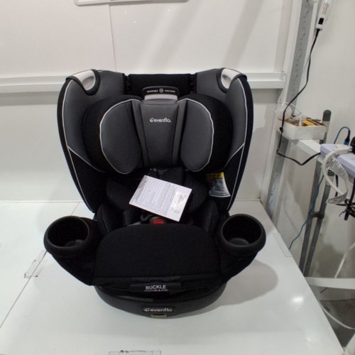 EVENFLO REVOLVING CONVERTIBLE CAR SEAT - 4-120 LBS - BLACK AND GRAY (MODEL: CS360112405C) image 3