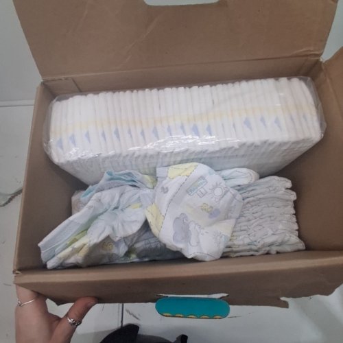 160PK PAMPERS SWADDLERS DISPOSABLE BABY DIAPERS - SIZE 1 (8-14LB) image 2